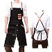 Tablier - Jambe Fendue, Réglable Pour Hommes, Femmes, Coiffeur Professionnel, Tatouage, Coiffeur, Barista, Barman, Tabliers De Serveur,Black a