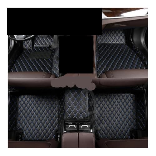 Tapis voiture sur tapis de sol de voiture Genesis G80 voyage en famille