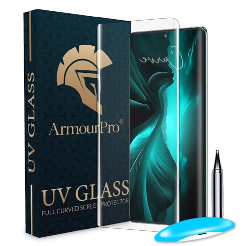 Image of ArmourPro Military Grade UV Tempered Glass Screen Protector Compatible For Lava Curve 5G (6.67 Inch) With Easy Installation Kit| Edge To Edge Coverage |Crystal Clear