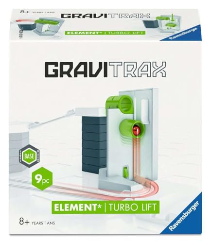 Ravensburger GraviTrax Element Turbo Lift 12020010 - Erweiterung für Deine Kugelbahn - Murmelbahn und Konstruktionsspielzeug ab 8 Jahre