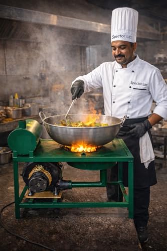 Comercial Diesel Bhatti For Cooking |Single Burner Diesel Bhatti with Platform for Hotel, Catering & Outdoor Use | - Image 2