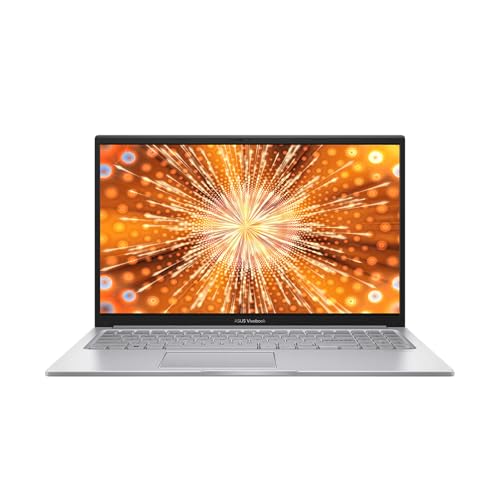 Image of ASUS Lightweight 15.6 inch FHD IPS Laptop, Intel i5 Processor Up to 4.6GHz, 8GB DDR4 Ram, 512GB SSD, HDMI, Windows 11 OS, Pastel Silver, Renewed