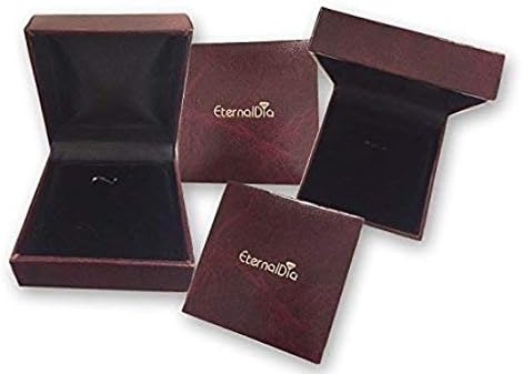 Miniatura 5 de Collar con colgante de cruz de tres piedras de diamantes de 10 quilates (0.05 cttw, I-JI2-I3) de 18 pulgadas, Diamante y oro, Diamante