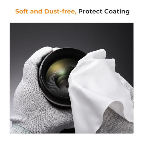 Image of K&F Concept 82mm Lens Cap Cover, 4-in-1 Center Pinch Lens Cover + Anti-Loss Keeper Leash + Microfiber Cleaning Cloth Kits Compatible with Nikon, Canon, Sony, Fujifilm Camera Lenses