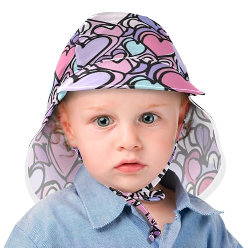 Toddler Boy Girl Sun Hat Baby Boys' Hats Toddler Girl UV Protection Large Brim Travel Essentials2