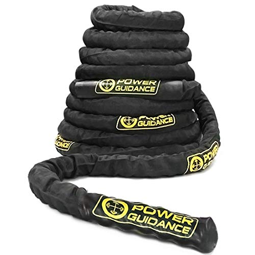 POWER GUIDANCE Battle Rope, 1.5/2 Inch Diameter Poly Dacron 30, 40, 50Ft Length Exercise Equipment for Home Gym… - Home Fitness Guru POWER GUIDANCE Battle Rope, 1.5/2 Inch Diameter Poly Dacron 30, 40, 50Ft Length Exercise Equipment for Home Gym… - Image 8