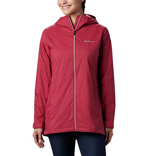 Columbia Women's Plus Size Switchback Long Jacket, red Orchid/red Orchid Lining, 2X