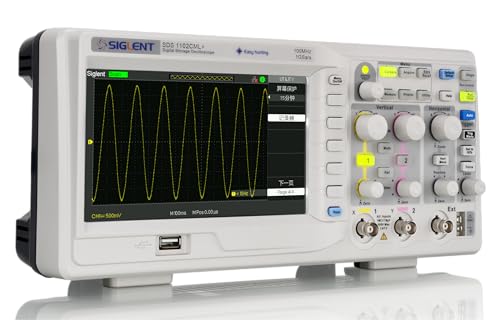 SIGLENT Technologies SDS1102CML+ デジタルストレージ オシロスコープ 100MHz ライトグレー