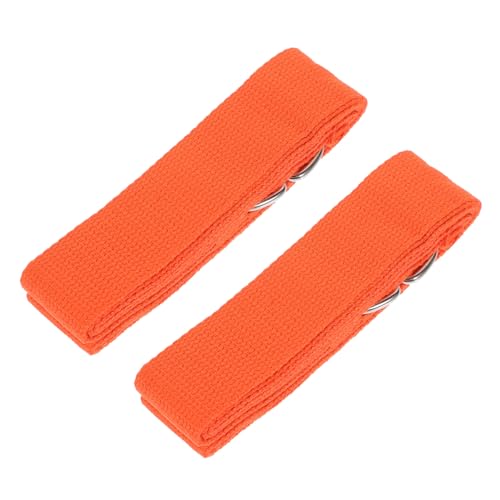 Mipcase Resistance Exercise Band Yoga Stretching Strap Inelastic Yoga Band for Hip Back Arm Leg Stretching