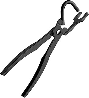 misszone Exhaust Plier Exhaust Hanger Bracket Removal Tool Universal Iron Pipe Plier Automotive Exhaust Pipe Removal Pliers Separates Rubber Bracket and Exhaust Hanger Tool for Car Truck(Black)