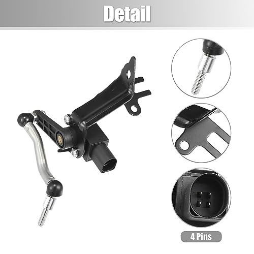 X AUTOHAUX Front Left Side Air Suspension Ride Height Level Sensor for Audi Q5 SQ5 2009-2017 No.8R0941285E/8R0941285G by X AUTOHAUX - Image 4