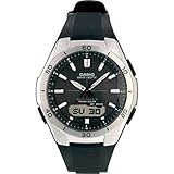 Damenuhr, funkgesteuert, mit, solarbetrieben, Stoppuhr und Countdown