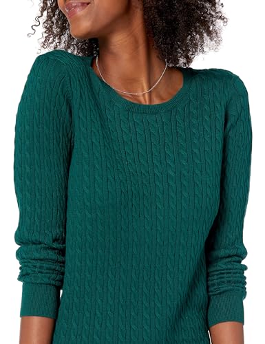 Image of Amazon Essentials Women's Lightweight Cable Knit Long Sleeve Sweater