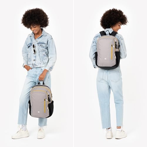 Image of Sherpani Getaway, Casual Daypack Backpacks, Laptop Backpack, 22L Travel Backpack for Women, Travel Gift, Fits 15'' Laptop, RFID Protection (Wasabi Stone)
