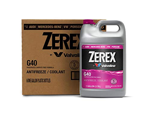 Valvoline Zerex G40 Concentrate Antifreeze/Coolant 1 GA, Case of 6