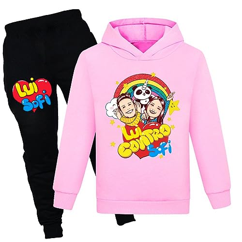 COOLGIRL Youtuber Set con Cappuccio e Felpa per Ragazze e