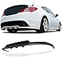 PULIps HYGE10ATWRAD - Walker Style Rear Bumper Lip For Hyundai Genesis Coupe 2010-2016