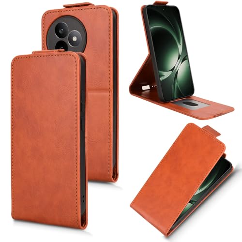 Custodia per custodia per Telefono Xiaomi Redmi K80 Ultra La Trama Retrò Del Design Della Chiusura Superiore per il K80 Ultra-Marrone