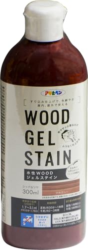 アサヒペン 水性WOODジェルステイン マホガニー 300ml