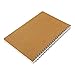 HULYTRAAT Dot Grid Spiral Notebooks, 5.5 x 8.25 Inches A5, Kraft, 80-Page 40-Sheet Journal 2-pack (NBD2)