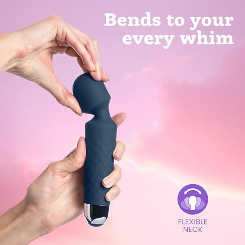 Image of Oliver James Wand Vibrator Sex Toy - 20 Patterns 8 Speeds Long Battery Life | Discreet Adult Toy Vibrating Dildo 6 Hour Battery Life Waterproof USB Rechargeable G Spot Vibrator for Deep Intense Pleasure