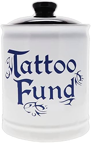 Cottage Creek Tattoo Fund Piggy Bank, Tattoo Savings Jar, Tattoo Gifts