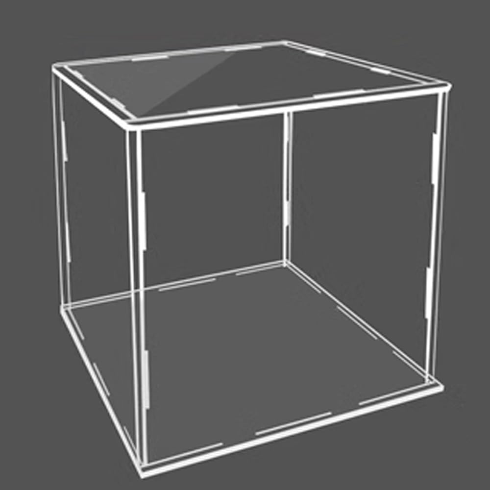 Amazon.co.jp: 6面完全に透明なアクリルディスプレイボックス