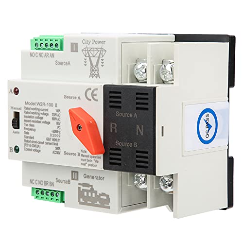 Interrupteur de transfert automatique double puissance rail sécurité coffret électrique