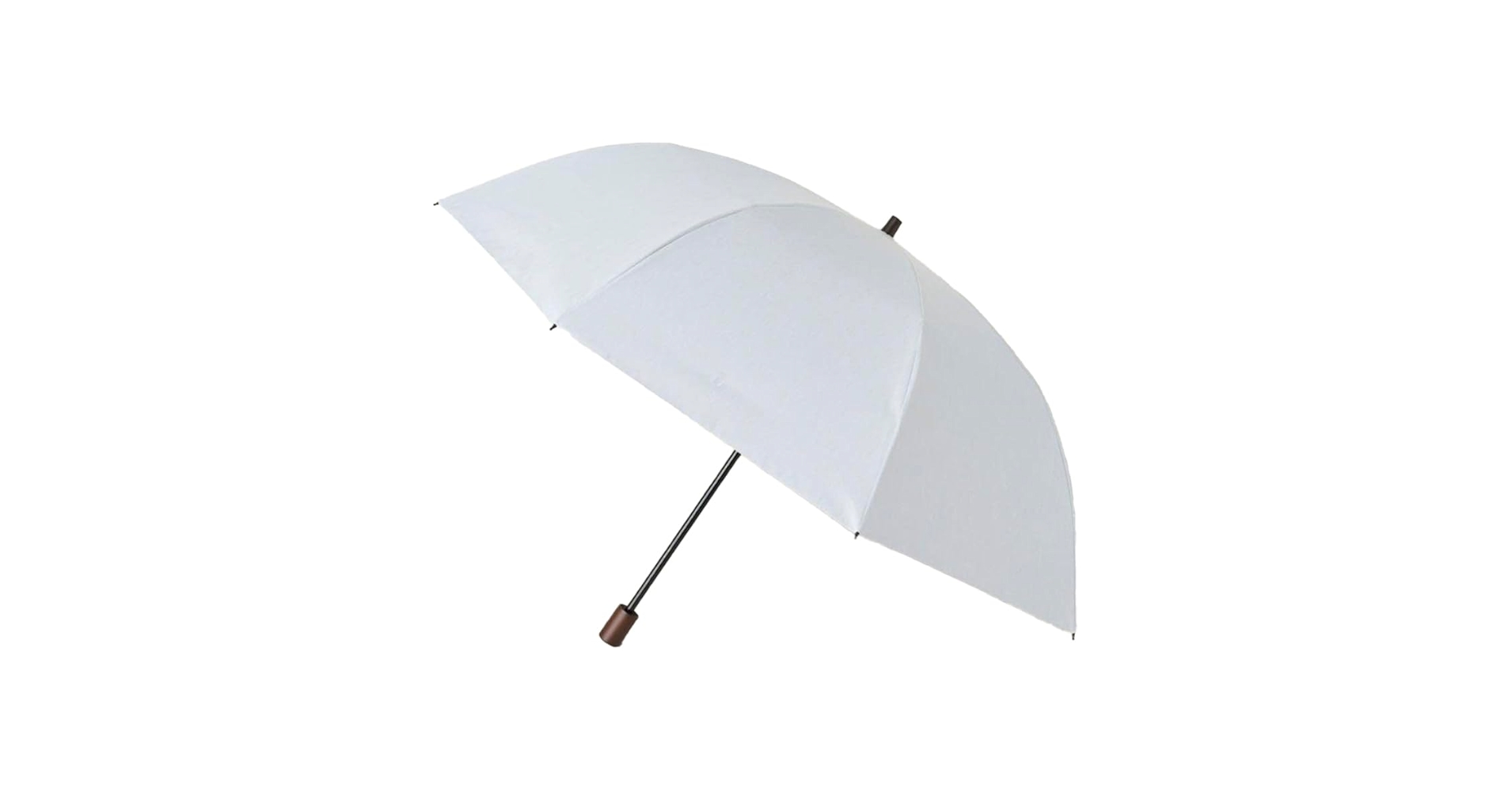 Amazon | サンバリア100 日傘 2段折大判mokuブルー | 折りたたみ傘 通販