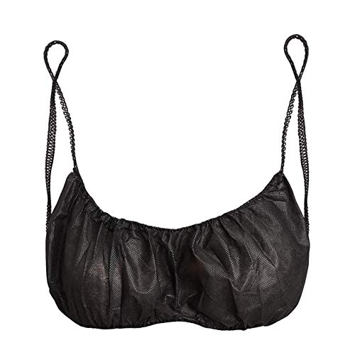 Faderr Sujetador desechable para mujer, 50 piezas, para bronceado en aerosol, ropa interior desechable, ropa interior, brasieres de bronceado por pulverización
