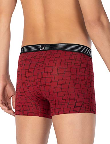 Image of DAMENSCH Deo-Cotton Printed Underwear for Men Combo Breathable Inner for Men Cotton Trunks for Men Pack No-Marks Waistband Mens Underwear Moisture Wicking Underwear Pack of 3