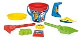 Juguete de arena de Paw Patrol con diseño de Chase y Marshall, perfecto para playa y caja de arena