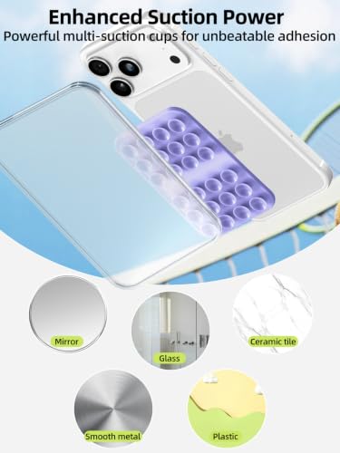 Double Sided Silicone Suction Cup Phone Case Mount Grip for Selfie & Video — view 4