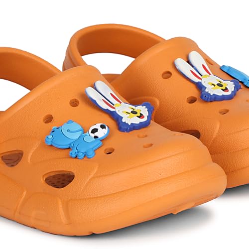Image of Aqualite Kids Clog Shoes for Boys & Girls /Outdoor Sandals Clogs for Kids, Slingback Clog Shoes, Stylish Clogs for Kids