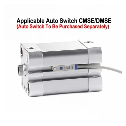 Cylindre ADN32 ADN40 de haute précision structure carrée aluminium - 4