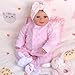 BABESIDE Reborn Baby Dolls Silicone Full Body Sunny - 17 Inch Cute Soft Realistic Baby Doll Poseable Smiling Real Life Baby Dolls with Complete Accessories for 3+ Years Old Gifts, Pretend Play