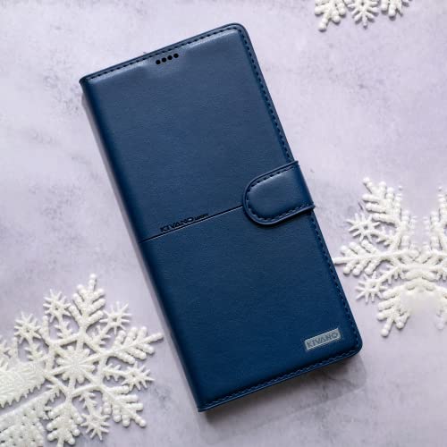 Image of KIVANO Nokia C21 Plus Flip Cover | Leather Finish | Inside Pockets & Inbuilt Stand | Shockproof Wallet Style Magnetic Closure Back Cover Case