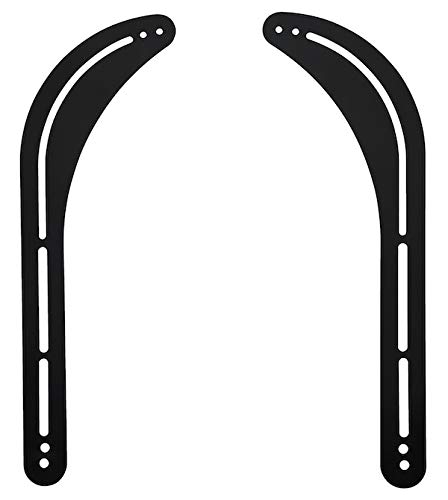 Mount-It! Soundbar TV Mount, Universal Sound Bar Bracket for TVs 32 to 70 Inches, Compatible with Samsung, Sony, Vizio, LG, and More, Fits Above or Below TV, Heavy-Duty Steel, 33 Lbs Capacity, Black