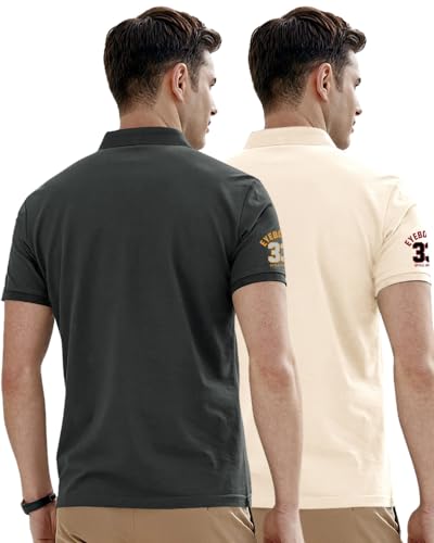 Image of Noble Monk Men's Cotton Blend Regular Fit Polo T-Shirt