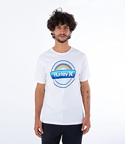 T-shirt homme Hurley Evd Label SS anti-transpiration pour l'été