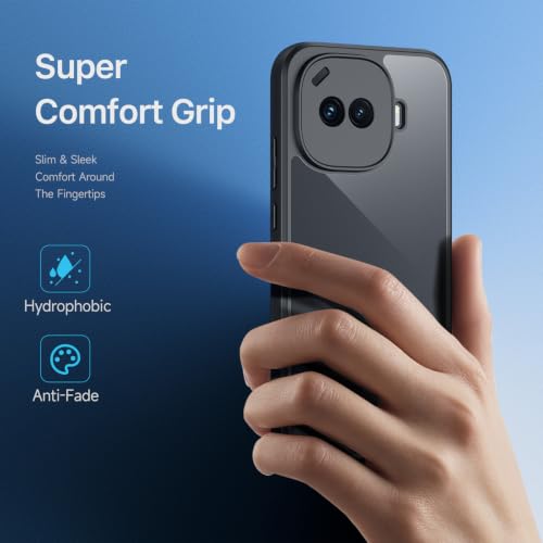 Image of Matte PC+TPU Phone Case for iQOO 15R, Black