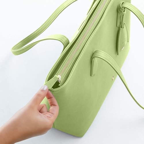 Image of NEORAH Faux LEATHER Ladies Purse handbag | Fatty Tote Bag | Stylish Large Capacity Shoulder Hand Bag with Zip Closure and Double handles | Women's office bag with laptop sleeve