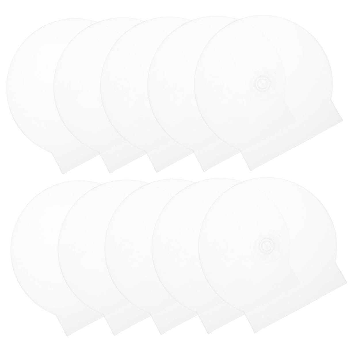 Custodia Per Cd Singolo Trasparente in Plastica Rigida, Porta Dvd Da Viaggio Protettivo Anti-graffio, Organizer Salvaspazio Per Archiviazione Multimediale, Confezione Da 50 Pezzi