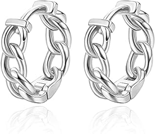 KristLand Silver Hoop Earrings for Women 925 Sterling Silver Hypoallergenic Jewelry with Cubic Zirconia Gift for Ladies Girls