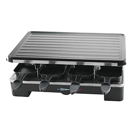 Preisvergleich Produktbild Emerio Raclettegrill, 8 Pfannen, Grillplatte antihaft