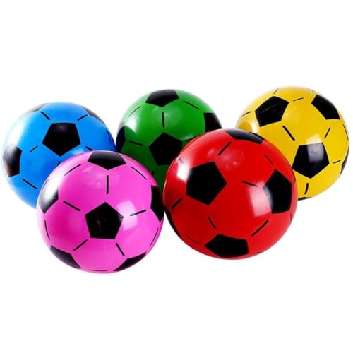 Ballon de football gonflable lot de 10 jouets de plein air pour fille et garçon