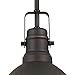 Westinghouse 6345600 One-Light Mini Pendant Hammered Oil Rubbed Bronze Finish with Highlights
