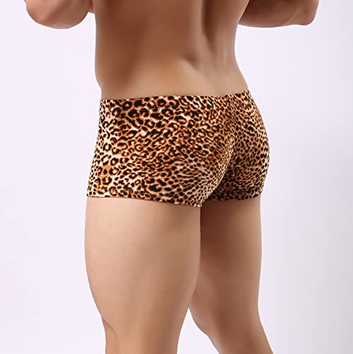 Mens Sexy Boxer Briefs Underwear Low Rise Breathable Men Trunks Shorts Underpants3