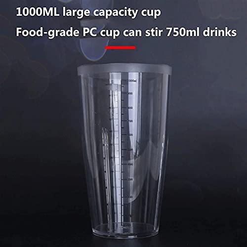 Bdesign Elektrische DREI-Kopf-Milch-Shaker-Maschine 2-Geschwindigkeiten Smoothie Maker Mixer 8500 RPM-Getränk-Mischer… – Bild 5