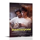 HUAMINGUKYYDS Poster Mascarpone ; esthétique de la pièce, peinture à l'huile sur toile, poster d'album/film à suspendre